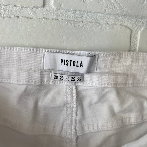 Revolve Pistola Women's White Stretch Skinny Jeggings Denim Jeans -sz 29 - Picture 4 of 6